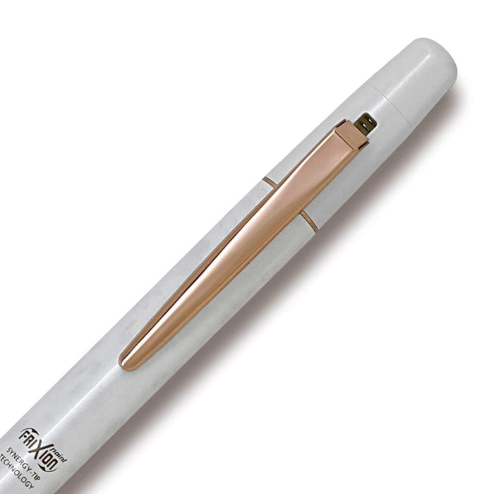 Pilot Frixion Point Knock Biz Marble White Ballpoint Pen - LFPK-3SS4-MAW-Kiichin - The #1 Place for Japanese Goods in Your Hand!