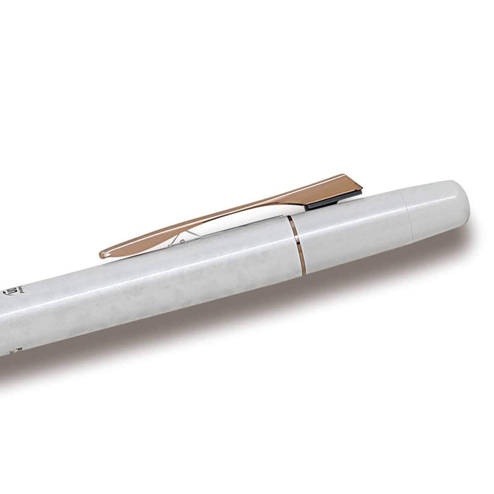 Pilot Frixion Point Knock Biz Marble White Ballpoint Pen - LFPK-3SS4-MAW-Kiichin - The #1 Place for Japanese Goods in Your Hand!