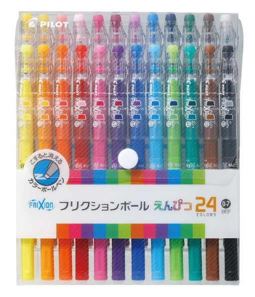 Pilot Frixion 24-Color Set Ballpoint Pen 0.7mm Writing Point 锟斤拷锟 LFP-312FN-24C-Kiichin - The #1 Place for Japanese Goods in Your Hand!