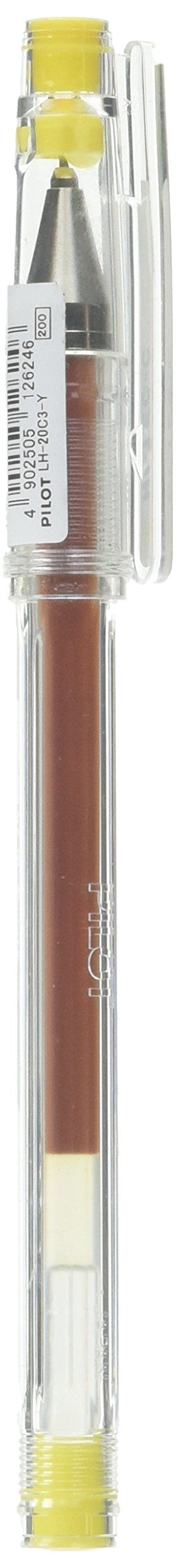 Pilot Hi-Tec-C 03 Yellow Extra Fine Gel Ballpoint Pen (Lh-20C3-Y)-Kiichin - The #1 Place for Japanese Goods in Your Hand!