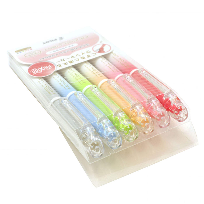 Pilot Frixion Light Natural Color 6-Color Disappearing Highlighter Pack Sfl60Sl6Cn-Kiichin - The #1 Place for Japanese Goods in Your Hand!