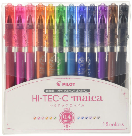 Pilot Hightech C Mica Extra Fine 0.4mm Ballpoint Pen 12-Color Set-Kiichin - The #1 Place for Japanese Goods in Your Hand!