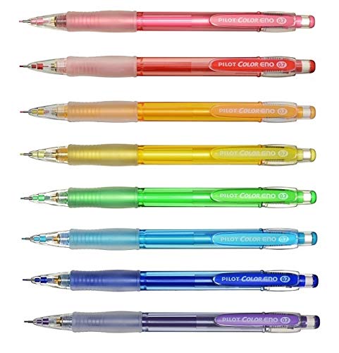 Pilot Color Eno 0.7mm Mechanical Pencil Set 8 Colors