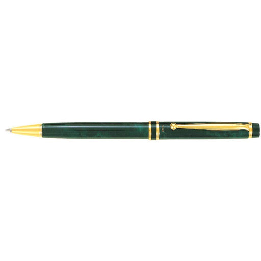 Pilot BG-500R-BG Glance 0.7mm Black-Green Oil-Based Ballpoint Pen-Kiichin - The #1 Place for Japanese Goods in Your Hand!
