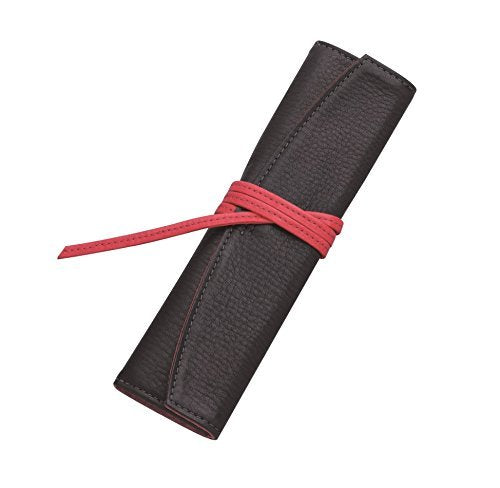 Pilot Samburu Long Pen Case Black Red 1-Pocket Roll Psr1-02-Br-Kiichin - The #1 Place for Japanese Goods in Your Hand!