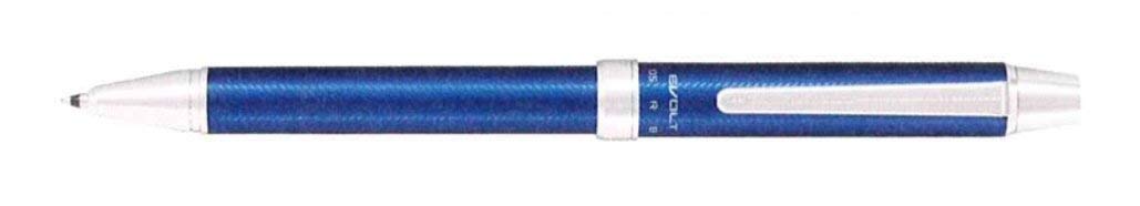 Pilot Evolt Two Plus One Herringbone Blue Multi-Function Pen BTHE150R-HL-Kiichin - The #1 Place for Japanese Goods in Your Hand!