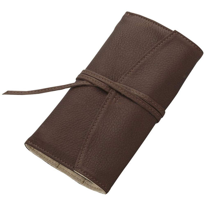 Pilot Dark Brown Roll Type Zipper Pencil Case Pensemble Psrf3-01-Dbn-Kiichin - The #1 Place for Japanese Goods in Your Hand!