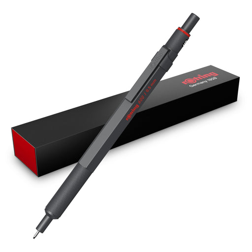 Rotring 600 Dark Stone Mechanical Pencil 0.5mm with Gift Box 2204409-Kiichin - The #1 Place for Japanese Goods in Your Hand!