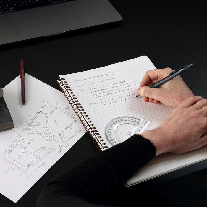 Rotring 600 Dark Stone Mechanical Pencil 0.5mm with Gift Box 2204409-Kiichin - The #1 Place for Japanese Goods in Your Hand!