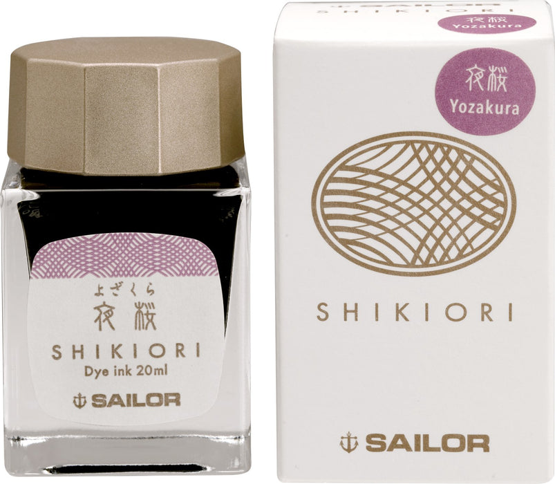 Sailor Fountain Pen Shikiori Night Cherry Blossoms Ink 13-1008-217-Kiichin - The #1 Place for Japanese Goods in Your Hand!