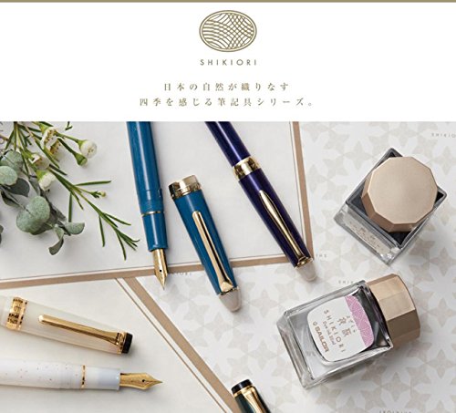 Sailor Fountain Pen Shikiori Night Cherry Blossoms Ink 13-1008-217-Kiichin - The #1 Place for Japanese Goods in Your Hand!