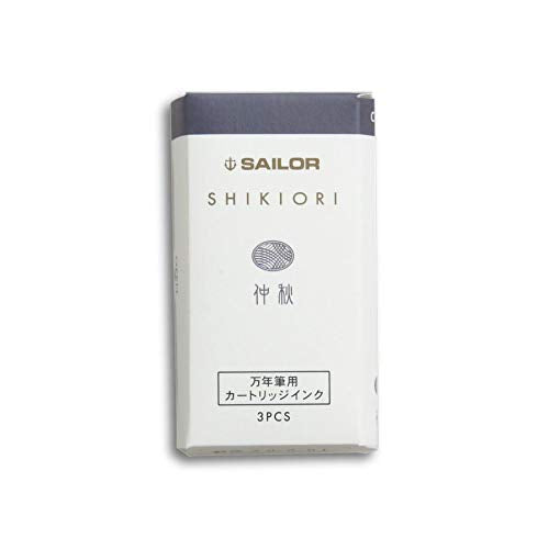 Sailor Fountain Pen Shikiori Cartridge Ink 3 Pieces - Chushu Edition-Kiichin - The #1 Place for Japanese Goods in Your Hand!