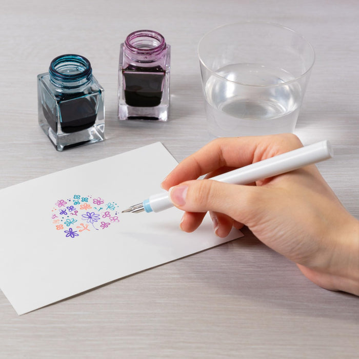 Sailor Medium Nib Fountain Pen Shiro 12-0135-410 Hocoro Dip Ink Pen-Kiichin - The #1 Place for Japanese Goods in Your Hand!