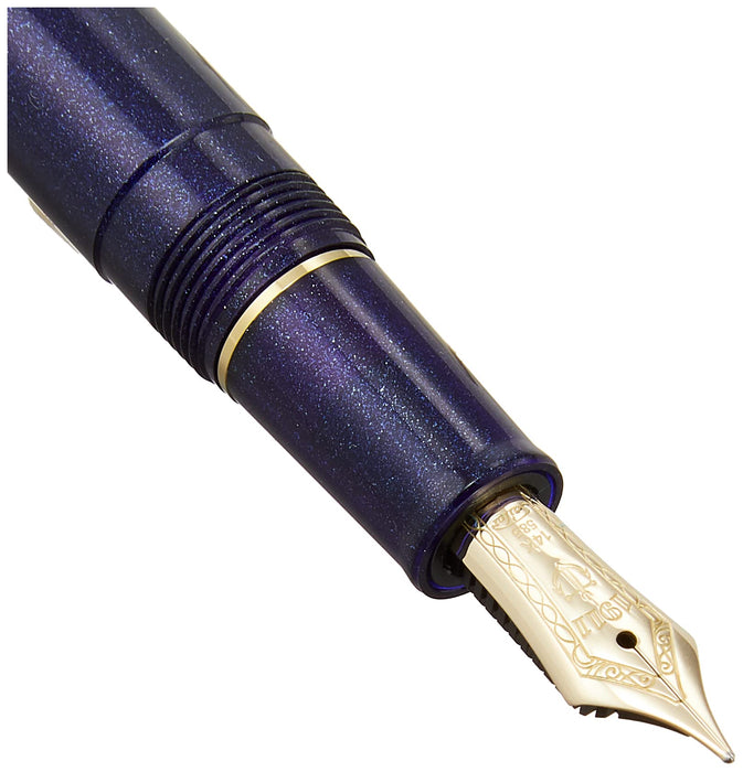 Sailor Fountain Pen Profit Shining Blue Medium Point with Light Gold Trim 11-1038-440-Kiichin - The #1 Place for Japanese Goods in Your Hand!