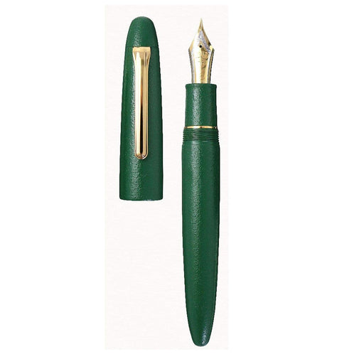 Sailor Fountain Pen Traditional Lacquer Art Ayaga Chitose Green Medium Point 10-1584-460-Kiichin - The #1 Place for Japanese Goods in Your Hand!