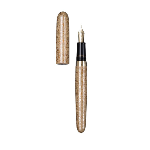 Sailor Fountain Pen - Traditional Rei Aomori Fuga Lacquer Art Medium Font Chestnut Color Model 10-8836-480-Kiichin - The #1 Place for Japanese Goods in Your Hand!