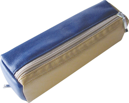 Sailor Fountain Pen with Navy/Beige Synthetic Leather Case Desk Deli 002 Model-Kiichin - The #1 Place for Japanese Goods in Your Hand!