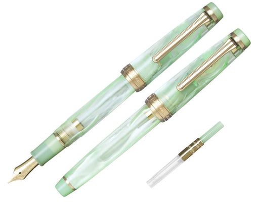 Sailor Fountain Pen Veilio Pearl Mint Gt 21K Medium Dual-Use EF Model 11-5045-167-Kiichin - The #1 Place for Japanese Goods in Your Hand!
