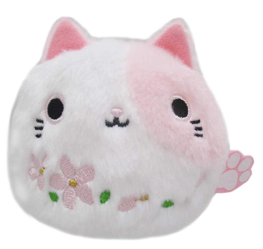 Sanei Boeki Plush Cat Dango Sakura W7.5xD6xH7cm Animal-Kiichin - The #1 Place for Japanese Goods in Your Hand!