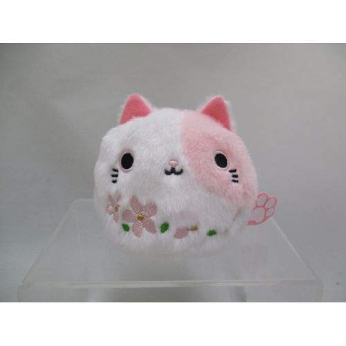 Sanei Boeki Plush Cat Dango Sakura W7.5xD6xH7cm Animal-Kiichin - The #1 Place for Japanese Goods in Your Hand!