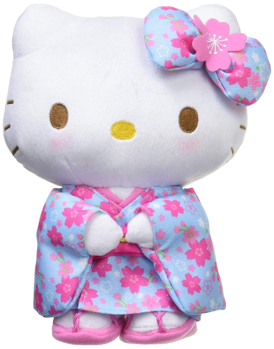 Hello Kitty Sakura Kimono Plush Toy S Size 098467-17 - Nakajima Corp-Kiichin - The #1 Place for Japanese Goods in Your Hand!