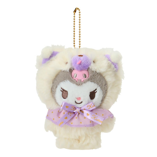 Sanrio Kuromi Mascot Holder Fluffy Doll Cute Plush Toy 549983-Kiichin - The #1 Place for Japanese Goods in Your Hand!
