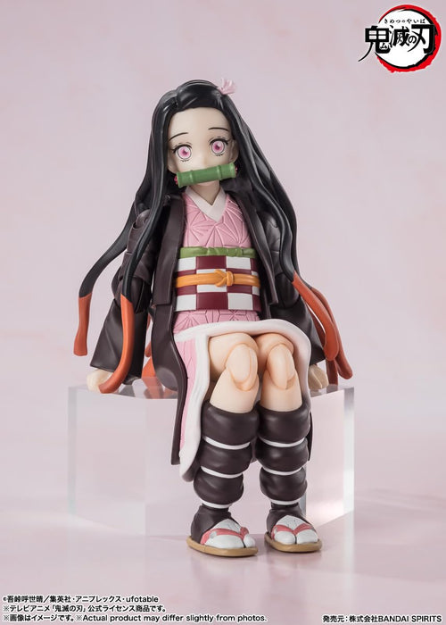 Bandai Spirits Kimetsu No Yaiba Nezuko Kamado 130mm PVC ABS Movable Figure by SH Figuarts-Kiichin - The #1 Place for Japanese Goods in Your Hand!