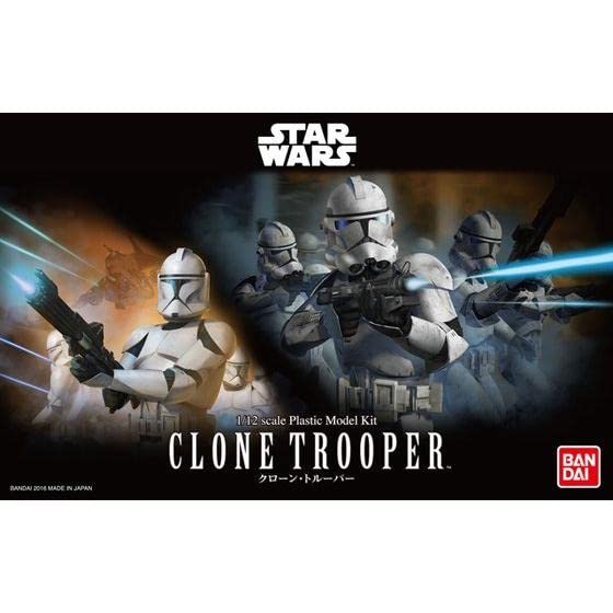 Bandai Spirits Star Wars Clone Trooper Model 1/12 Scale Color-Coded Plastic-Kiichin - The #1 Place for Japanese Goods in Your Hand!