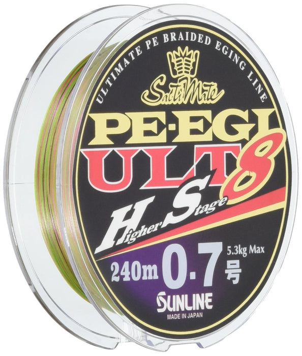 Sunline Saltymate Egi Ult HS8 PE Line 240M 0.7mm 5.3Kg 8 Pieces-Kiichin - The #1 Place for Japanese Goods in Your Hand!