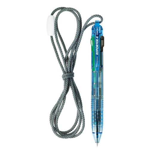 Tombow 4-Color Compact Ballpoint Pen with Strap Reporter 4 Blue Bc-Fsrcv40-Kiichin - The #1 Place for Japanese Goods in Your Hand!