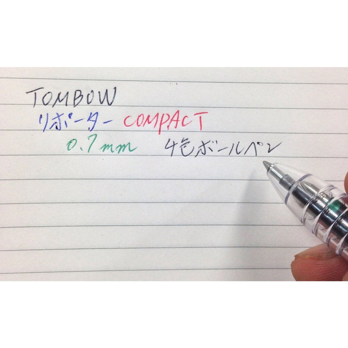Tombow 4-Color Compact Ballpoint Pen with Strap Reporter 4 Blue Bc-Fsrcv40-Kiichin - The #1 Place for Japanese Goods in Your Hand!