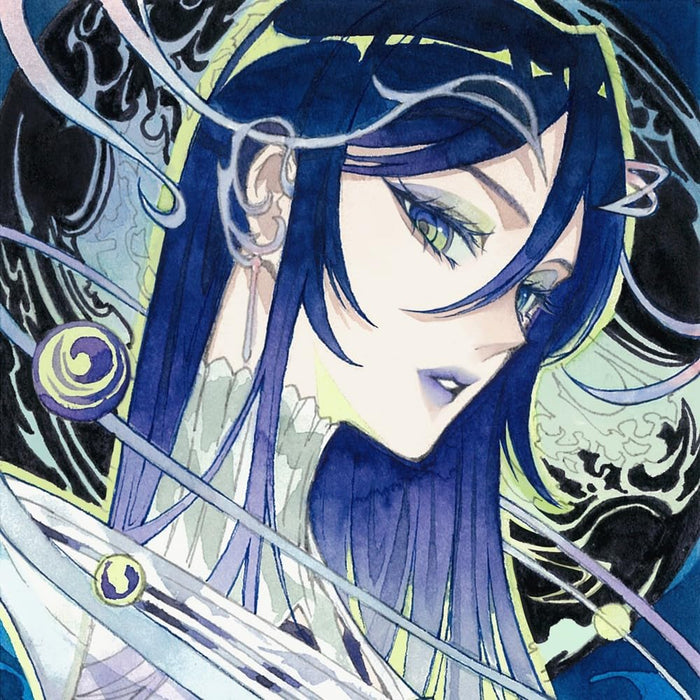 Tombow Dual Brush Pen 6 Colors with Water Brush Moon Illustration Set AB-T6CMNQA-Kiichin - The #1 Place for Japanese Goods in Your Hand!