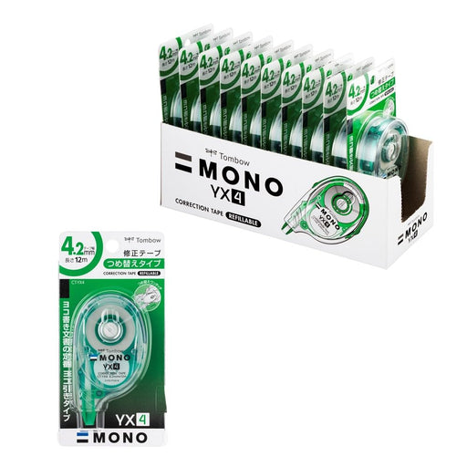 Tombow Mono Correction Tape 4.2mm Set of 10 Ct-Yx4-10P-Kiichin - The #1 Place for Japanese Goods in Your Hand!