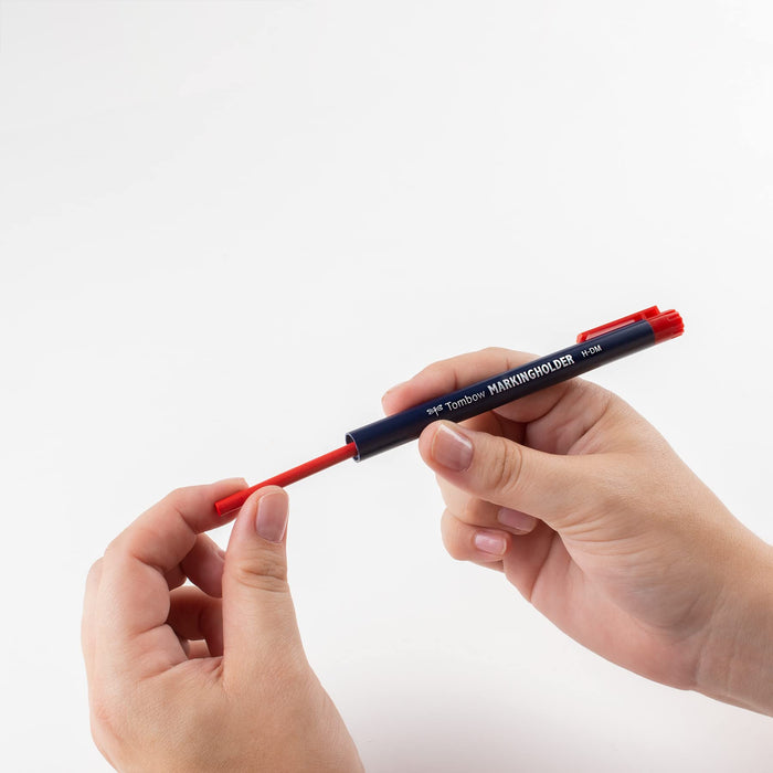 Tombow Industrial Marker Red H-DM25 Marking Holder - Tombow-Kiichin - The #1 Place for Japanese Goods in Your Hand!