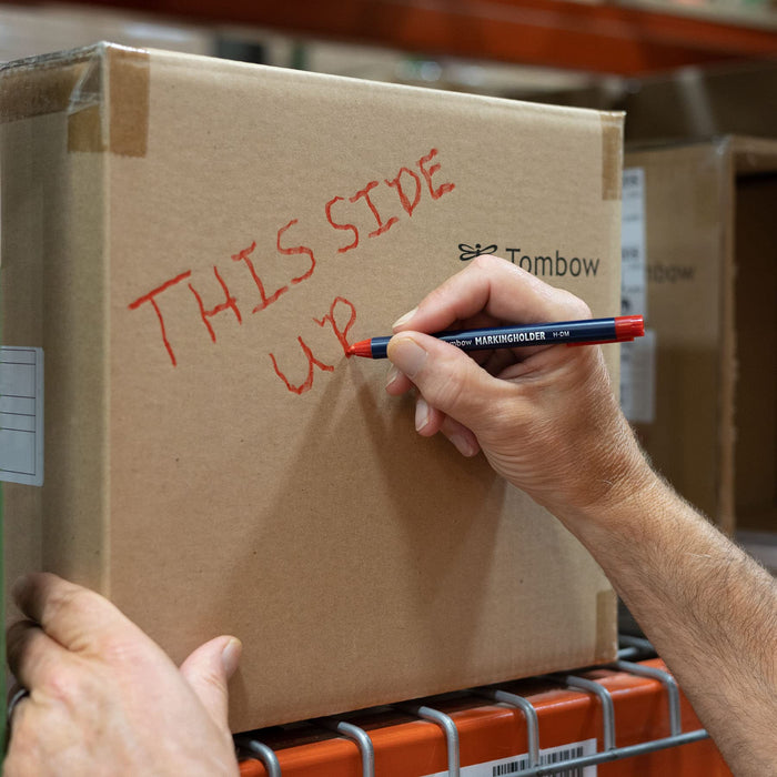 Tombow Industrial Marker Red H-DM25 Marking Holder - Tombow-Kiichin - The #1 Place for Japanese Goods in Your Hand!