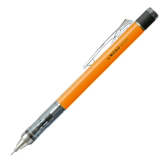 Tombow Mono Monograph 0.5 Mechanical Pencil in Neon Orange-Kiichin - The #1 Place for Japanese Goods in Your Hand!