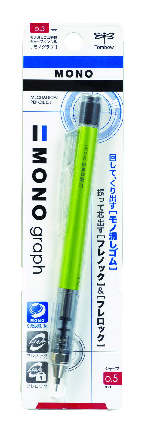 Tombow Monograph Mechanical Pencil 0.5mm Lime - Dpa-132E-Kiichin - The #1 Place for Japanese Goods in Your Hand!