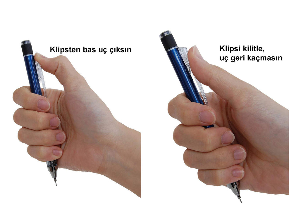 Tombow Neon Green Monograph Mechanical Pencil 0.5mm - DPA-134E-Kiichin - The #1 Place for Japanese Goods in Your Hand!