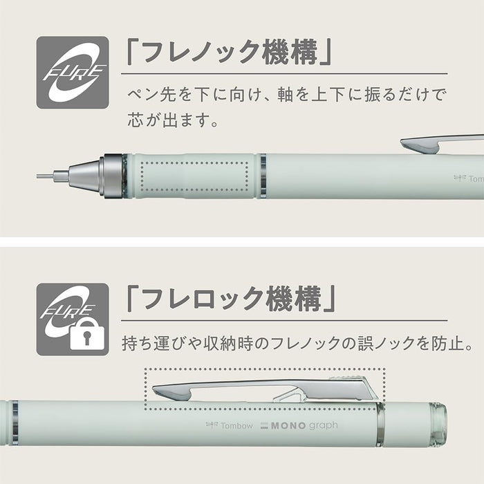 Tombow Monograph Mechanical Pencil 0.5mm Grayish Blue - DPA-151B-Kiichin - The #1 Place for Japanese Goods in Your Hand!