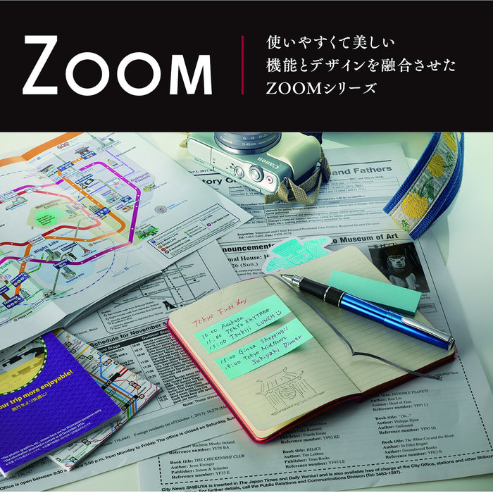 Tombow 2-Color Multifunctional Pen with Sharp Zoom Prussian Blue 505Mf-Kiichin - The #1 Place for Japanese Goods in Your Hand!