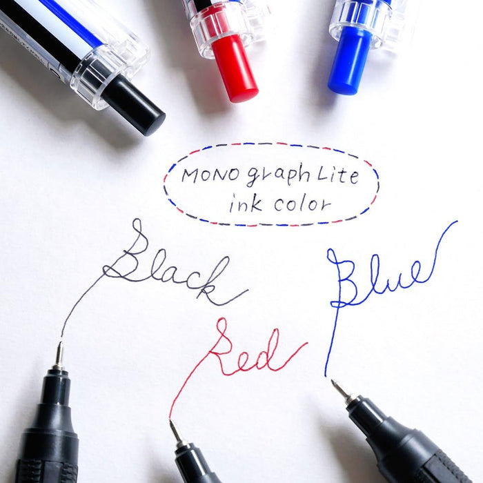 Tombow Monograph Light 0.38mm Blue Ink Ballpoint Pen Mono Color Axis 5 Pack-Kiichin - The #1 Place for Japanese Goods in Your Hand!