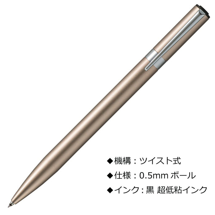 Tombow Zoom L105 Champagne Gold Ballpoint Pen 0.5 Oil-Based Ink-Kiichin - The #1 Place for Japanese Goods in Your Hand!