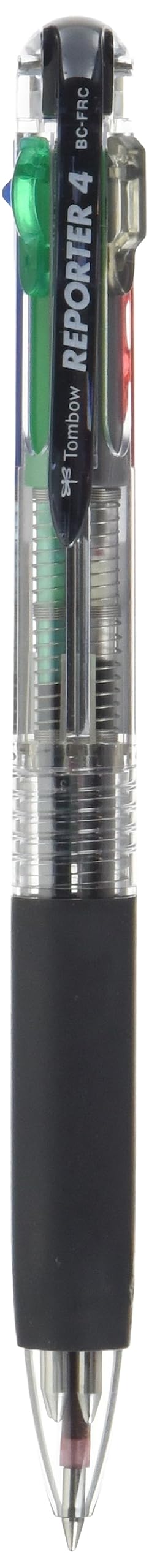 Tombow Reporter 4 Multicolor 0.7mm Ballpoint Pen with Transparent Shaft-Kiichin - The #1 Place for Japanese Goods in Your Hand!