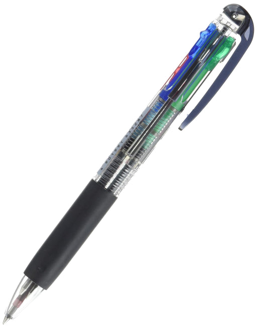 Tombow Reporter 4 Multicolor 0.7mm Ballpoint Pen with Transparent Shaft-Kiichin - The #1 Place for Japanese Goods in Your Hand!