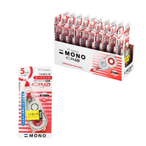 Tombow Mono Correction Tape Cartridge CR5 Pack of 10-Ct-Cr5-10P-Kiichin - The #1 Place for Japanese Goods in Your Hand!