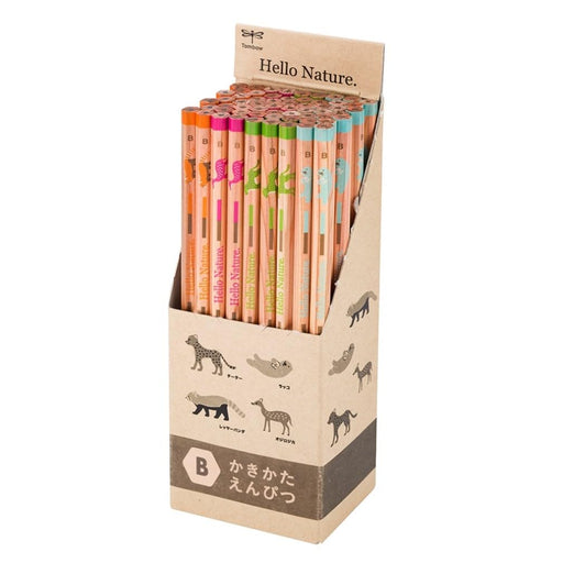 Tombow B Hello Nature Animal Pattern Drawing Pencils 60 Piece Set 928S-Kiichin - The #1 Place for Japanese Goods in Your Hand!
