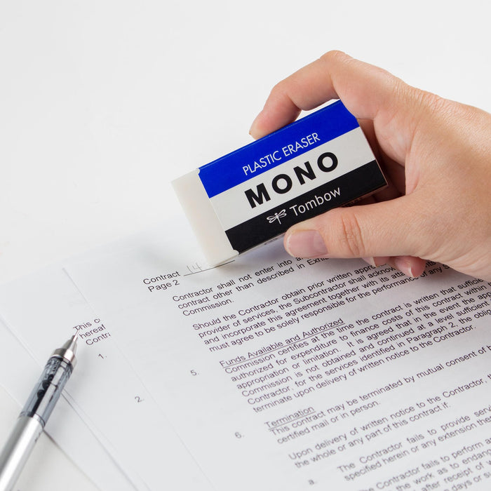 Tombow Mono Pencil Eraser PE-09A – High-Quality Durable and Smudge-Free-Kiichin - The #1 Place for Japanese Goods in Your Hand!
