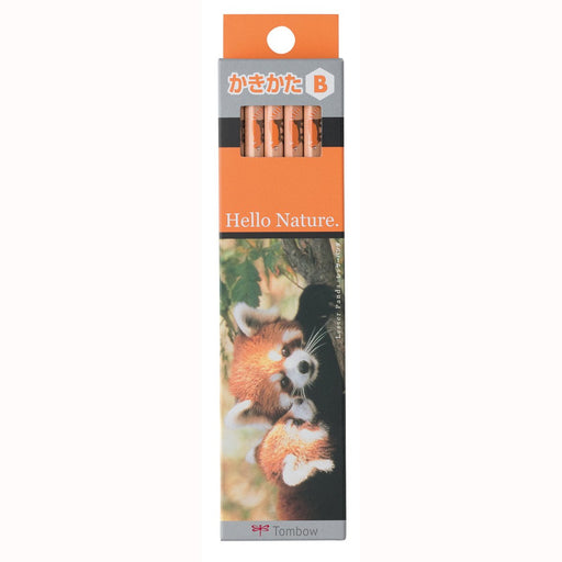 Tombow Hello Nature B Red Panda Drawing Pencil Pack of 12-Kiichin - The #1 Place for Japanese Goods in Your Hand!