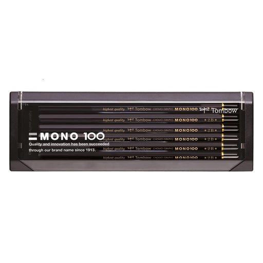 Tombow Mono 100 2B Pencils Premium Quality 1 Dozen Pack-Kiichin - The #1 Place for Japanese Goods in Your Hand!