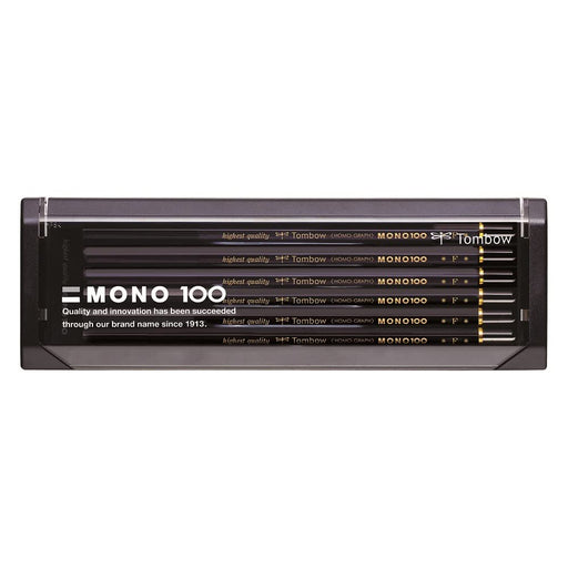 Tombow Mono 100 F Pencil Pack - Designed for Precision 1 Dozen-Kiichin - The #1 Place for Japanese Goods in Your Hand!